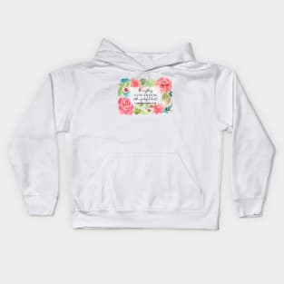 In everything give thanks with grateful heart | Scripture Art Kids Hoodie